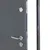 Produktbild 8 för Ytterdörr antracit 90x200 cm aluminium