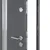 Produktbild 8 för Ytterdörr antracit 90x200 cm aluminium