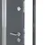 Produktbild 8 för Ytterdörr antracit 100x200 cm aluminium