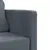 Produktbild 9 för Golvbäddsoffa 2-i-1 mörkgrå 122x204x55 cm sammet