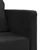 Produktbild 9 för Golvbäddsoffa 2-i-1 svart 122x204x55 cm sammet