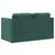 Produktbild 7 för Golvbäddsoffa 2-i-1 mörkgrön 122x204x55 cm sammet