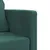 Produktbild 9 för Golvbäddsoffa 2-i-1 mörkgrön 122x204x55 cm sammet