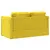 Produktbild 7 för Golvbäddsoffa 2-i-1 mörkgul 122x204x55 cm sammet