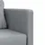 Produktbild 9 för Golvbäddsoffa 2-i-1 ljusgrå 112x174x55 cm tyg