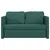 Produktbild 5 för Golvbäddsoffa 2-i-1 mörkgrön 112x174x55 cm tyg