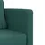 Produktbild 9 för Golvbäddsoffa 2-i-1 mörkgrön 112x174x55 cm tyg
