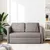 Produktbild 3 för Golvbäddsoffa 2-i-1 taupe 112x174x55 cm tyg