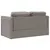 Produktbild 7 för Golvbäddsoffa 2-i-1 taupe 112x174x55 cm tyg