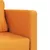 Produktbild 8 för Golvbäddsoffa 2-i-1 mörkgul 112x174x55 cm tyg