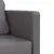 Produktbild 8 för Golvbäddsoffa 2-i-1 grå 112x174x55 cm konstläder