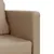 Produktbild 8 för Golvbäddsoffa 2-i-1 cappuccino 112x174x55 cm konstläder