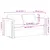 Produktbild 10 för Golvbäddsoffa 2-i-1 cappuccino 112x174x55 cm konstläder