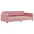 Produktbild 2 för Dagbädd rosa 90x200 cm sammet