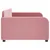 Produktbild 4 för Dagbädd rosa 90x200 cm sammet