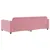 Produktbild 5 för Dagbädd rosa 90x200 cm sammet