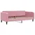 Produktbild 2 för Dagbädd rosa 90x200 cm sammet