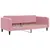 Produktbild 2 för Dagbädd rosa 100x200 cm sammet