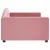 Produktbild 4 för Dagbädd rosa 100x200 cm sammet