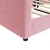 Produktbild 6 för Dagbädd rosa 100x200 cm sammet