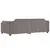 Produktbild 5 för Dagbädd taupe 80x200 cm tyg