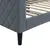 Produktbild 6 för Dagbädd mörkgrå 90x200 cm sammet