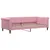 Produktbild 2 för Dagbädd rosa 90x200 cm sammet