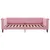 Produktbild 3 för Dagbädd rosa 90x200 cm sammet
