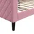 Produktbild 6 för Dagbädd rosa 90x200 cm sammet