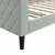 Produktbild 6 för Dagbädd ljusgrå 100x200 cm sammet