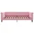 Produktbild 3 för Dagbädd rosa 100x200 cm sammet