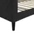 Produktbild 6 för Dagbädd svart 100x200 cm sammet