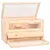 Produktbild 3 för Hamsterbur 60x30x35 cm massivt granträ