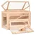 Produktbild 3 för Hamsterbur 80x40x43 cm massivt granträ