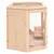 Produktbild 5 för Hamsterbur 80x40x43 cm massivt granträ