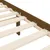 Produktbild 10 för Sängram med huvudgavel honungsbrun 120x200 cm massivt trä