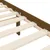 Produktbild 10 för Sängram med huvudgavel honungsbrun 120x200 cm massivt trä