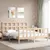 Produktbild 3 för Sängram med huvudgavel 5FT King Size massivt trä