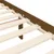 Produktbild 10 för Sängram med huvudgavel honungsbrun 140x200 cm massivt trä