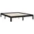 Produktbild 9 för Sängram med huvudgavel svart 5FT King Size massivt trä