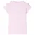 Produktbild 2 för T-shirt för barn ljusrosa 116