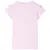 Produktbild 2 för T-shirt för barn ljusrosa 128