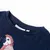 Produktbild 3 för T-shirt för barn marinblå 92