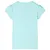 Produktbild 2 för T-shirt för barn ljus aqua 140