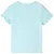 Produktbild 2 för T-shirt med korta ärmar för barn ljus aqua 104