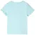 Produktbild 2 för T-shirt med korta ärmar för barn ljus aqua 116