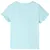 Produktbild 2 för T-shirt med korta ärmar för barn ljus aqua 140