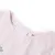 Produktbild 3 för T-shirt med formade ärmar för barn mjuk rosa 104