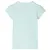Produktbild 2 för T-shirt med formade ärmar för barn ljus mintgrön 92