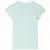 Produktbild 2 för T-shirt med formade ärmar för barn ljus mintgrön 116